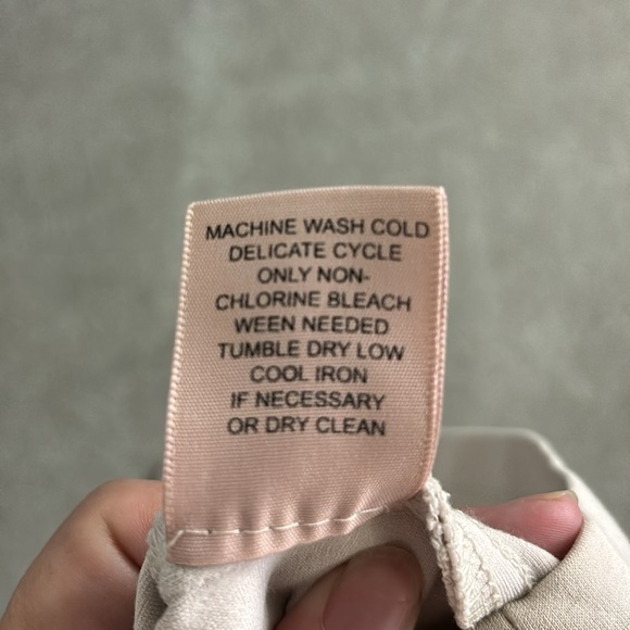 Gently loved khaki skirt; sized 12 - Picture 6 of 8